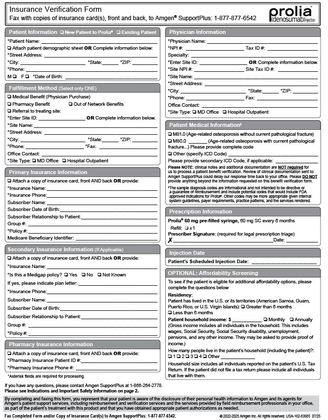 Prolia® HCP Osteoporosis Patient Support Program & Info